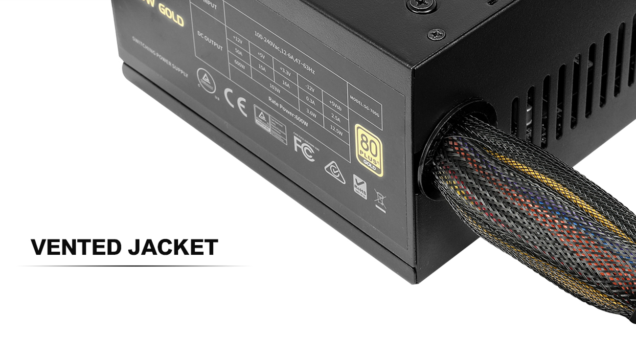 Segotep 600W Power Supply, Gaming